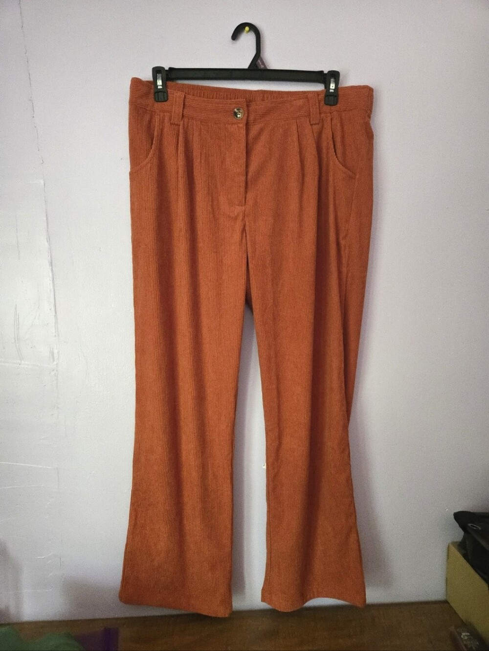 Halara XL Rust Orange Corduroy Pants